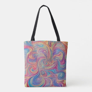 Bolsa Tote Barra de Toques de Cores