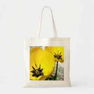 Bolsa Tote Barra de Totas de Orçamento de Tulip Amarelo