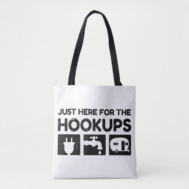 Bolsa Tote Barraca de Camping Divertida RV Casa de Rodas Só E (Frente)