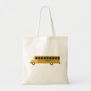 Bolsa Tote Barramento de Escola Amarelo