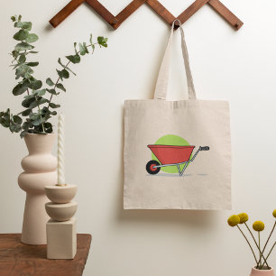 Bolsa Tote Barril de Rodas Vermelhas