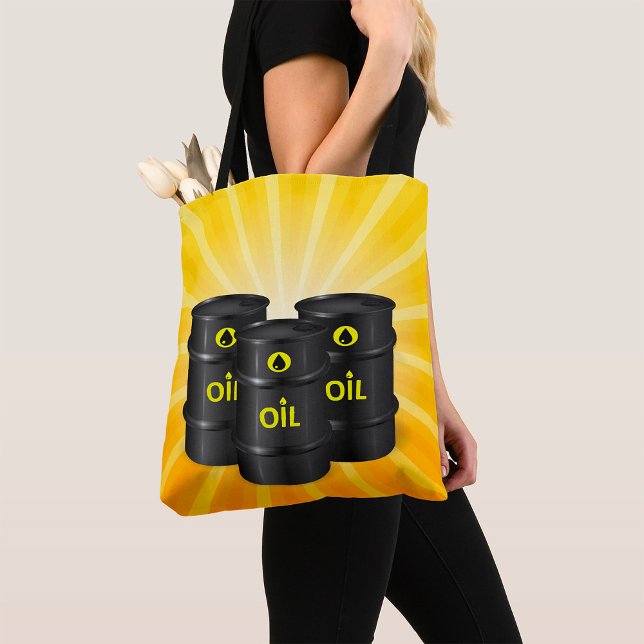 Bolsa Tote Barris de Petróleo (Criador carregado)