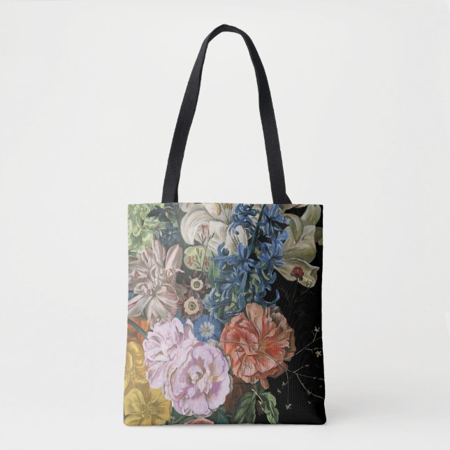Bolsa Tote Barroco Floral - Buquê (Frente)