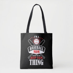 Bolsa Tote Baseball Mãe, nós não fazemos isso.