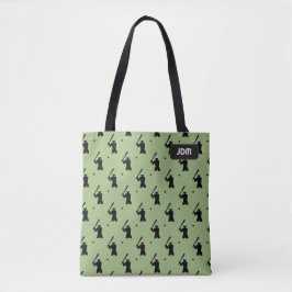 Bolsa Tote Baseball - Motif de Batente - suas iniciais ou nom