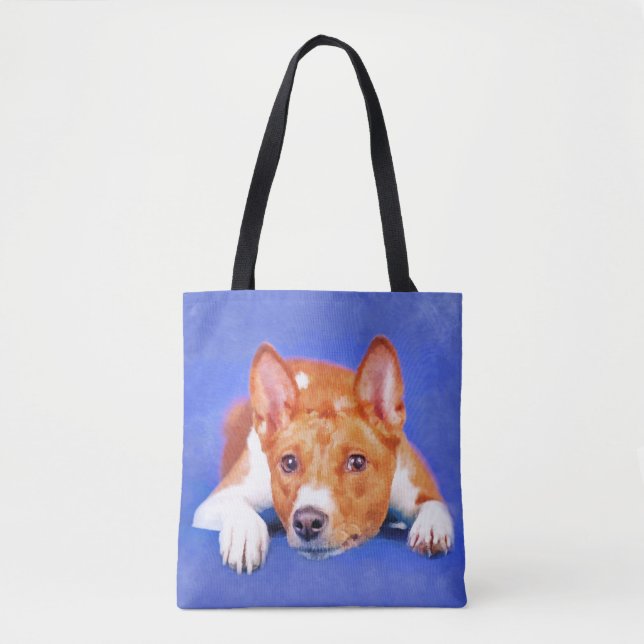 Bolsa Tote Basenji (Frente)