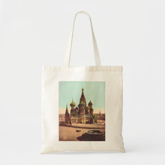 Bolsa Tote Basil, Red Square Moscou (Frente)