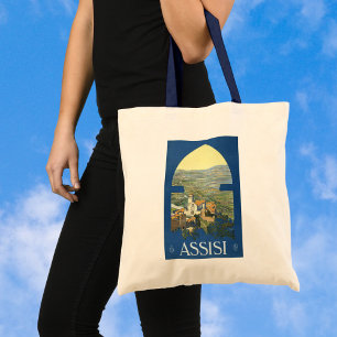 Bolsa Tote Basílica de Assisi Italia Francesco das viagens