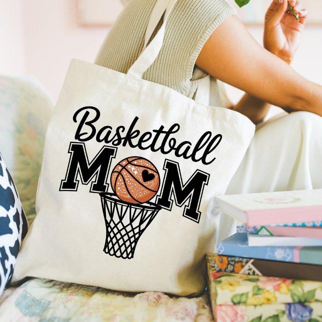 Bolsa Tote Basketball Mom Tote Bag (Basketball Mom tote bag)