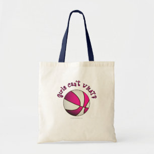 Bolsa Tote Basquete - Branco/Rosa