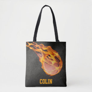 Bolsa Tote Basquete de Fiery Personalizado