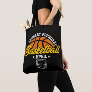 Bolsa Tote Basquete de Janeiro a Fevereiro Abril Jogador Lega