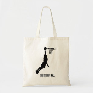 Bolsa Tote Basquete É Assim Que Eu Lanço Jovens Rapazes