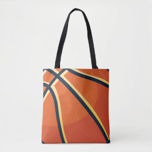 Bolsa Tote Basquetebol Laranja Esportivo