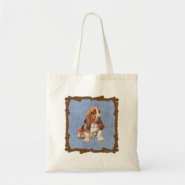 Bolsa Tote Basset Hound (Frente)
