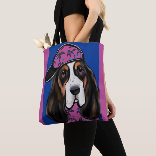Bolsa Tote Basset Hound (Close Up)