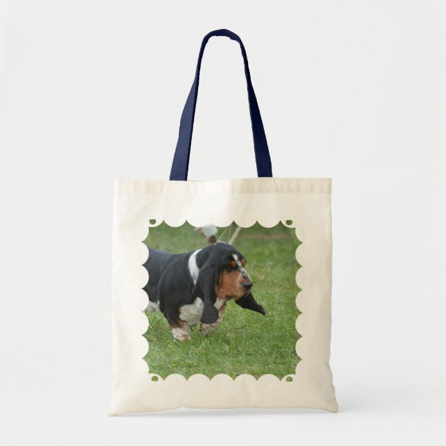 Bolsa Tote Basset Hound bonito (Frente)