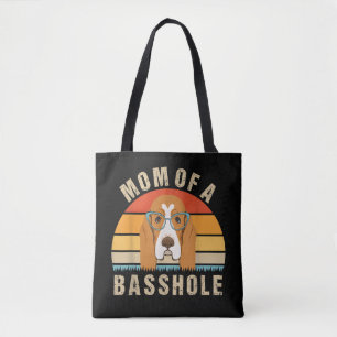Bolsa Tote Basset Hound Feminino Apresenta Mãe Engraçada De U