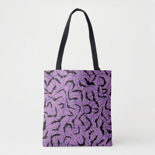 Bolsa Tote Bat Halloween Spooky Season (Frente)