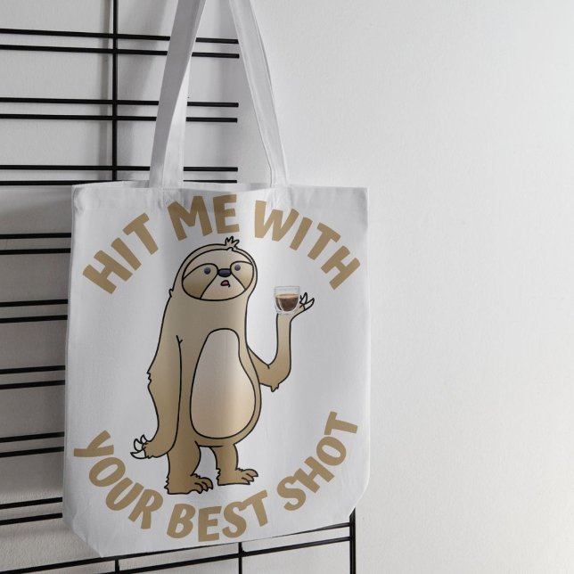 Bolsa Tote Bata-Me Com A Sua Melhor Foto - Espresso (Criador carregado)
