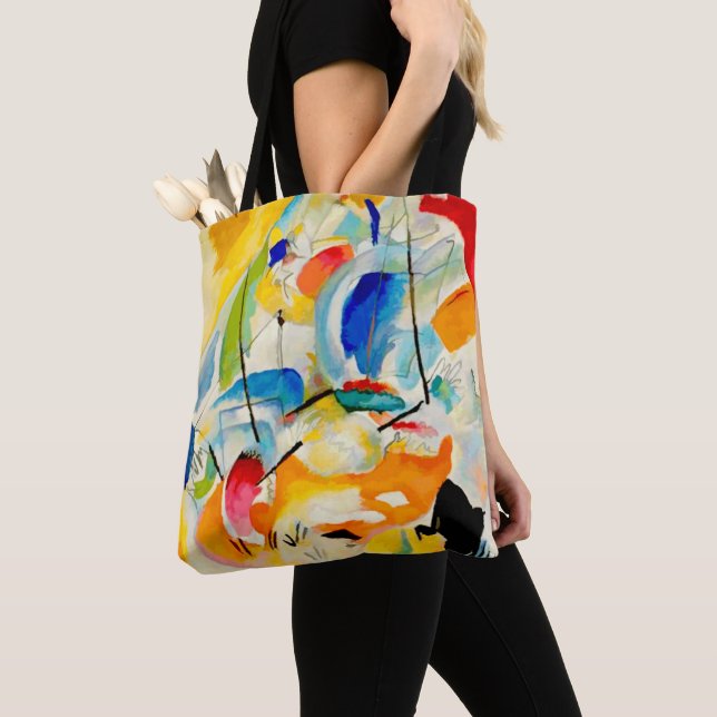 Bolsa Tote Batalha Naval Kandinsky 1913 (Close Up)