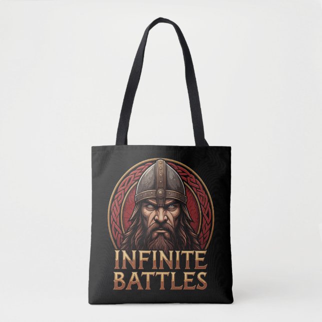 Bolsa Tote Batalhas infinitas (Frente)