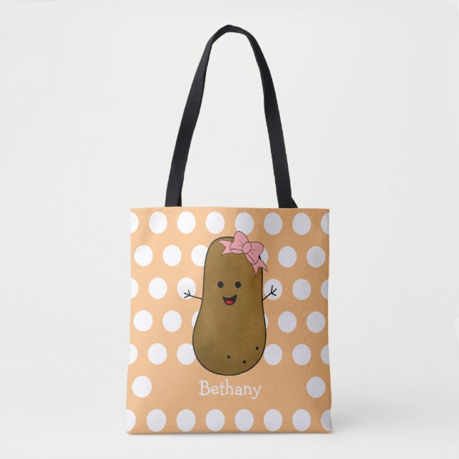 Bolsa Tote Batata Menina Personalizada (Frente)
