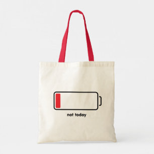 Bolsa Tote Bateria fraca não hoje