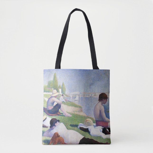 Bolsa Tote Bathers in Asnieres, Seurat (Frente)