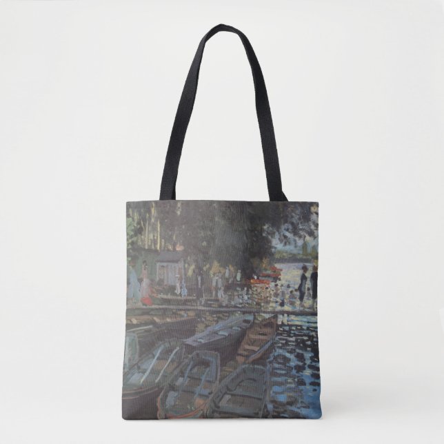Bolsa Tote Bathers no La Grenouillère por Claude Monet (Frente)