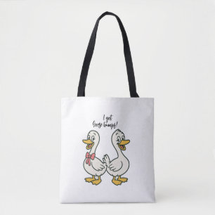 Bolsa Tote Batidas de ganso