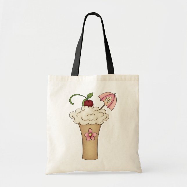 Bolsa Tote Batido com uma sacola do guarda-chuva (Frente)