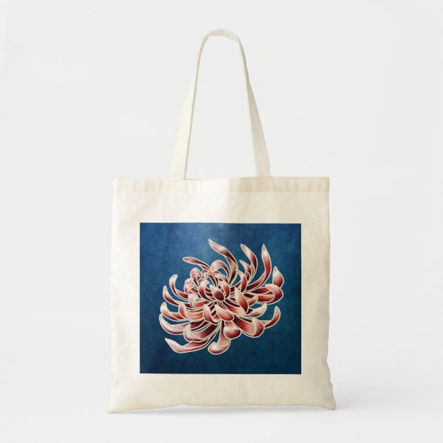 Bolsa Tote Batik Chrysanthemum (Frente)