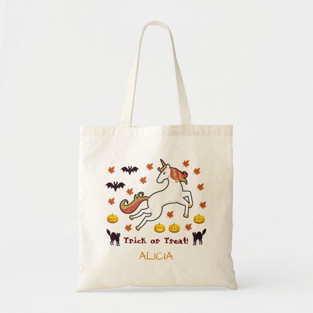 Bolsa Tote Batimentos de Pumpkins Cute Halloween (Frente)