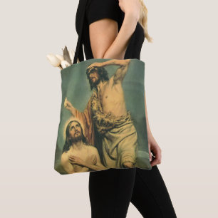 Bolsa Tote Batismo de Jesus Cristo por João Batista
