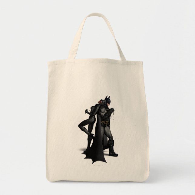 Bolsa Tote Batman Arkham | Batman e Catman (Frente)