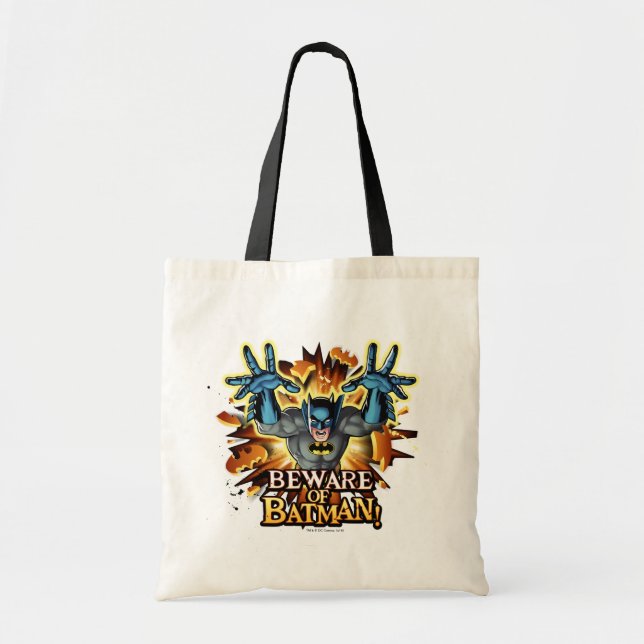 Bolsa Tote Batman | Cuidado com o Batman (Frente)