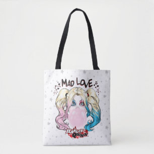 Bolsa Tote Batman Mad Love Harley Quinn Chewing Bubble Gum