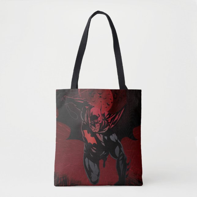 Bolsa Tote Batman Salto Carmesim (Frente)