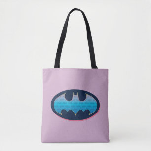 Bolsa Tote Batman Símbolo rosa e azul