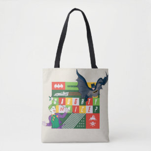 Bolsa Tote Batman vs Joker "Naughty ou Nice"