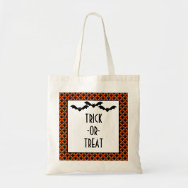 Bolsa Tote Bats Glam Bats do Halloween Trick ou Treine
