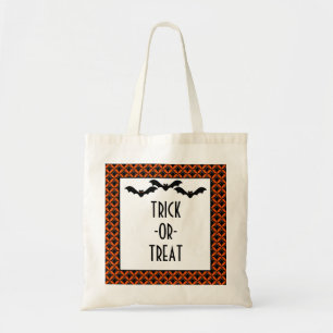 Bolsa Tote Bats Glam Bats do Halloween Trick ou Treine