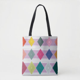 Bolsa Tote Bauhaus Diamond Quilt