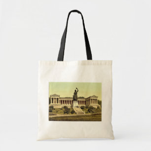Bolsa Tote Baviera, com o templo da fama, Munich, Baviera,
