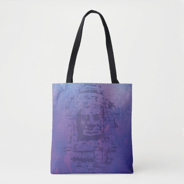 Bolsa Tote Bayon Face Purple (Frente)
