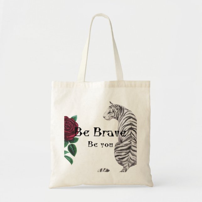 Bolsa Tote Be Brave Women Hoodie (Frente)