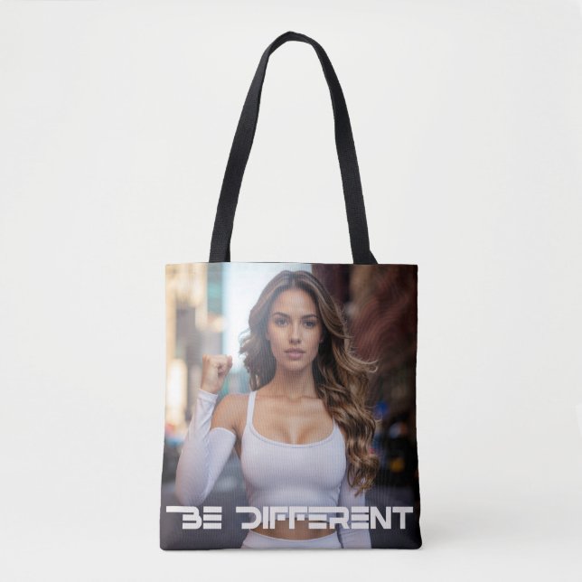 BOLSA TOTE BE DIFFERENT (Frente)
