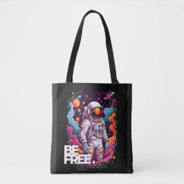 Bolsa Tote BE FREE Astronauta design