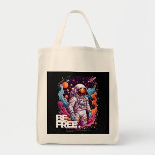 Bolsa Tote BE FREE Astronauta design